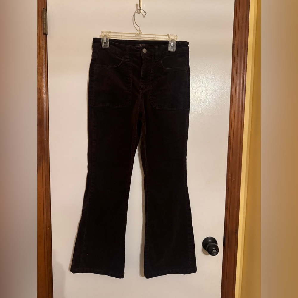 🤎 Quince Brown Corduroy Straight Leg Pants | Size 6